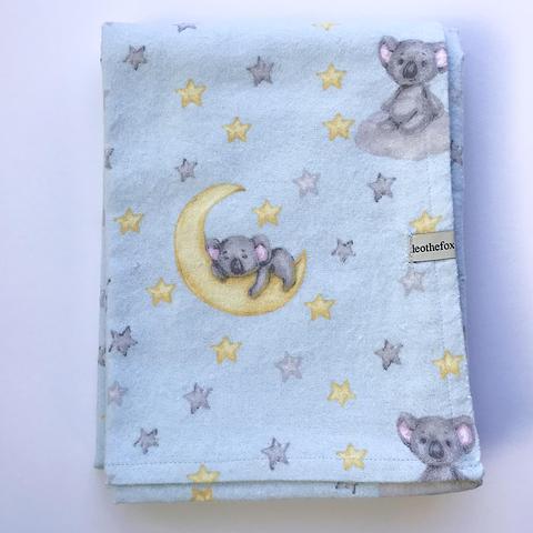 Flannel wrap - Koala Dreams