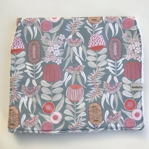 Burp cloth Single or More - Dusk Foragers - Floral