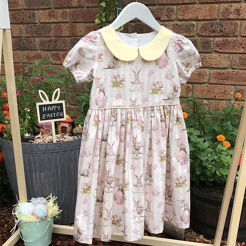 Easter Bilby Dress - Size 4 - Pink